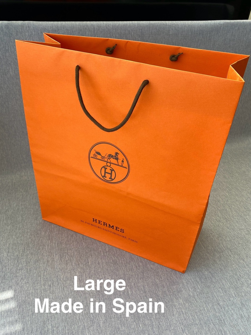 Authentic Hermès | Large Shopping Bag | Gift Decoration